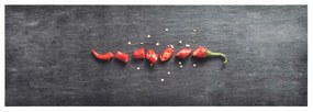 Tapete de cozinha lavável com design malagueta 60x180 cm