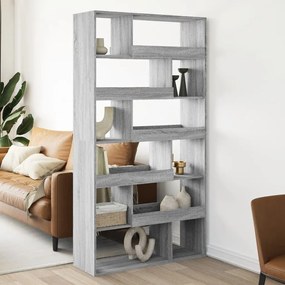 vidaXL divisória 100x33x187,5 cm derivados de madeira cinzento sonoma