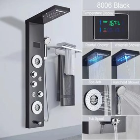 Coluna de Chuveiro de Hidromassagem Verona – Com Display Digital, Torn