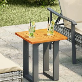 vidaXL Tampo de mesa quadrado 40x40x2 cm madeira de acácia maciça
