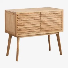 Conjunto De Móvel De Casa De Banho Em Madeira Deleyna Madeira Natural & Sem Lavatório & Sem Espelho & Sem Torneira - Sklum