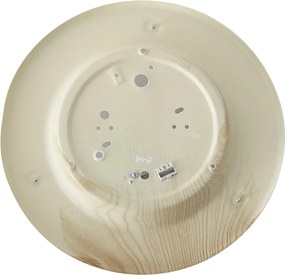 Plafon Clássico Natural com Vidro Branco - Mesiac