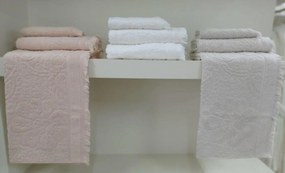 6 Toalhas de banho  jacquard - 550 gr/m2 -  100% algodão: Areia