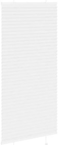Branco Plissada Cega 55x150 cm Largura Tecido 54,4 cm Poliéster