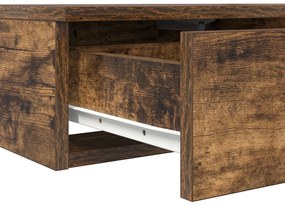 Gavetas de Cama em Carvalho Defumado - 180x36,5x16,5 cm - Feitas de Ma