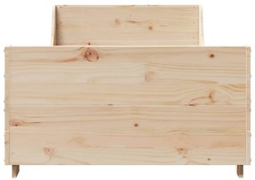 Cama sem colchão 90x190 cm madeira de pinho maciça