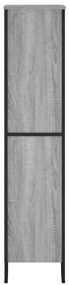 Estante 80x31x137,5 cm derivados de madeira cinzento sonoma