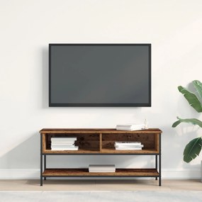 Gabinete de TV vidaXL Madeira Antiga 100x35x45 cm Madeira Engenharia e