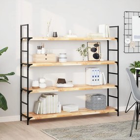 vidaXL Prateleira flutuante 4pcs 160x30x4cm acácia maciça não tratada