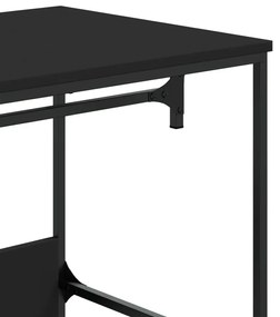 Roupeiro 90x50x180 cm derivados de madeira preto