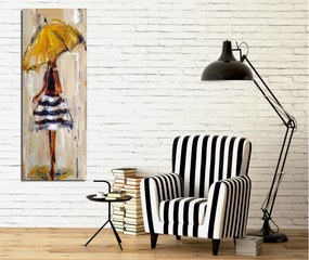 Pintura Decorativa em Tela PC082 – Multicolor – 30 x 80 cm