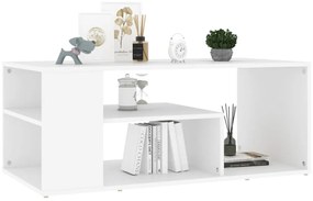 Mesa de centro 100x50x40 cm derivados de madeira branco