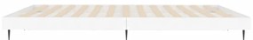 Estrutura de Cama Pombal Branco - Vários Tamanhos - Design Minimalista