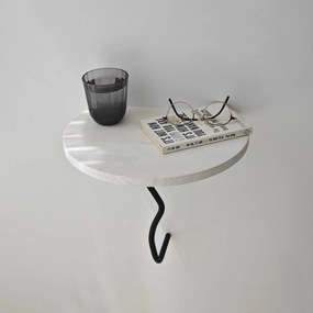 Prateleira de Parede Leo – Preto e Branco – 35 cm x 35 cm