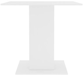 Mesa de jantar 80x80x75 cm contraplacado branco