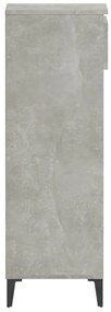 Sapateira 40x36x105 cm derivados de madeira cinzento cimento