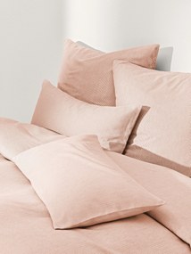 Capa de edredão em flanela com riscas finas Javon