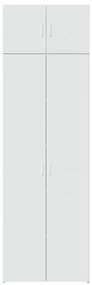 Armário de arrumação 70x42,5x225 cm derivados de madeira branco