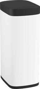 HOMCOM Lixeira de cozinha automática 50 L, lixeira com sensor de movimento, funciona com pilhas, 26,5x35,5x68cm, creme | Aosom Portugal