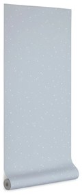 Kave Home - Papel de parede Ludmila estampado estrelas branco 10 x 0,53 m FSC MIX Credit
