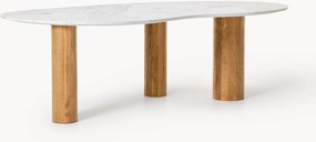 Mesa de jantar em mármore com forma orgânica Naruto, vários tamanhos