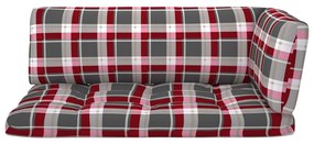 4 pcs conj. lounge paletes c/ almofadões pinho impregnado preto