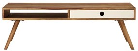 Mesa de centro 110x50x35 cm madeira de acácia maciça