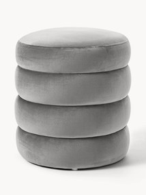 Velvet Upholstered Stool Alto