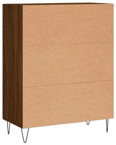 Aparador 69,5x34x90 cm derivados de madeira carvalho castanho