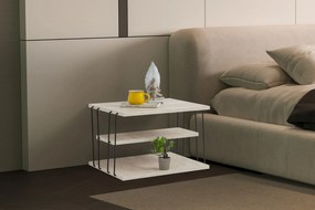 Mesa de Apoio Lifon – Travertine Black – 50x33x40 cm