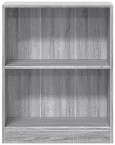Estante 60x24x76 cm derivados de madeira cinzento sonoma