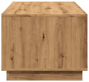 Mesa centro 102x55x43cm derivados de madeira carvalho artisiano