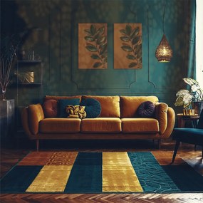 Candeeiro de suspensão oriental dourado 26 cm - Mowgli