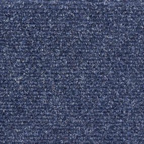 Tapetes escada autoadesivos 10 pcs 56x17x3 cm agulhado azul