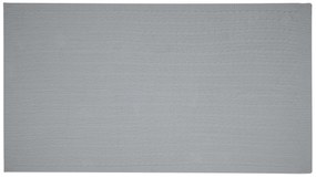 Manta decorativa em algodão cinzento claro 110 x 180 cm ANAMUR Beliani