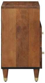 Criado-mudo 50x33x60 cm Madeira Sólida de Manga