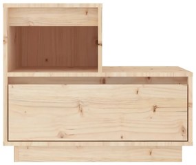 Mesas de cabeceira 2 pcs 60x34x51 cm madeira de pinho maciça
