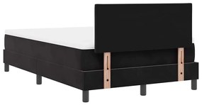 Cama Box Spring com Colchão vidaXL Preta 120x200 cm Veludo