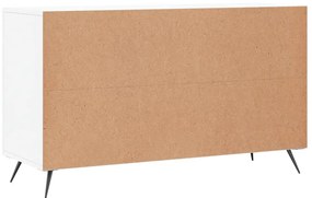 Aparador 100x36x60 cm derivados de madeira branco brilhante