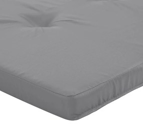 Almofadões p/ cadeira adirondack 2 pcs tecido oxford cinzento