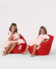 Puff de Jardim Premium Kids – Vermelho – 60x60x25 cm | Tribo Home