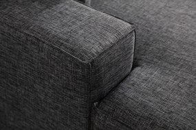Sofá-Cama de Canto Pırlo – Cinzento Escuro – 260x78x170 cm