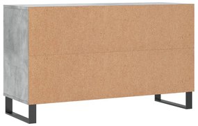 Sapateira 102x36x60 cm derivados de madeira cinzento cimento