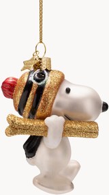Ornamento de Natal artesanal Snoopy Peanuts