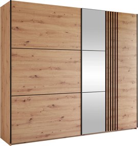 Roupeiro Honolulu 254, Carvalho Artisan, 215x250x65cm, 224.1 kg, Portas para roupeiro: Deslizante