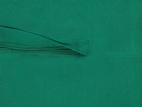 Pufe almofada verde esmeralda 140 x 180 cm FUZZY Beliani