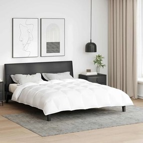 vidaXL Cobertores e Edredons Branco 200 x 220 cm Penugem