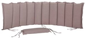 Almofada para espreguiçadeira jardim (NÃO INCLUIDA) 183x56x7cm Creme mesclado