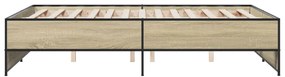Estrutura de cama 120x190 cm derivados madeira/metal