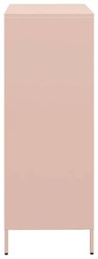 Móvel alto 68x39x103,5 cm aço rosa